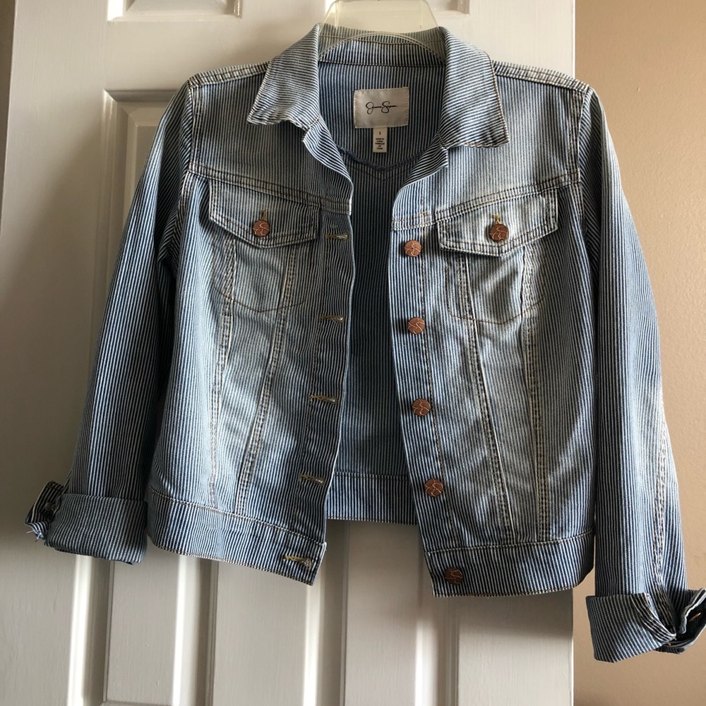 Jessica Simpson Jean Jacket - Picture 1 of 2